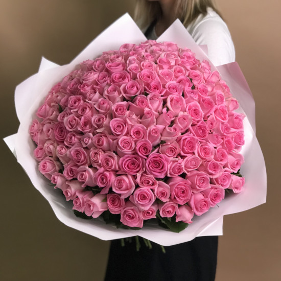 Букеты из роз Букет из 151 розы (70 см.)